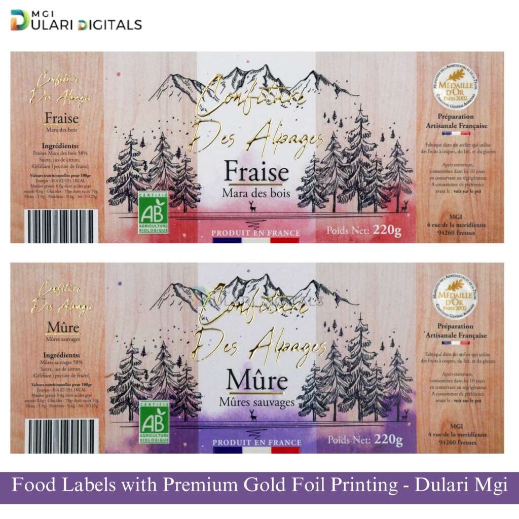 Food and Beverage Label