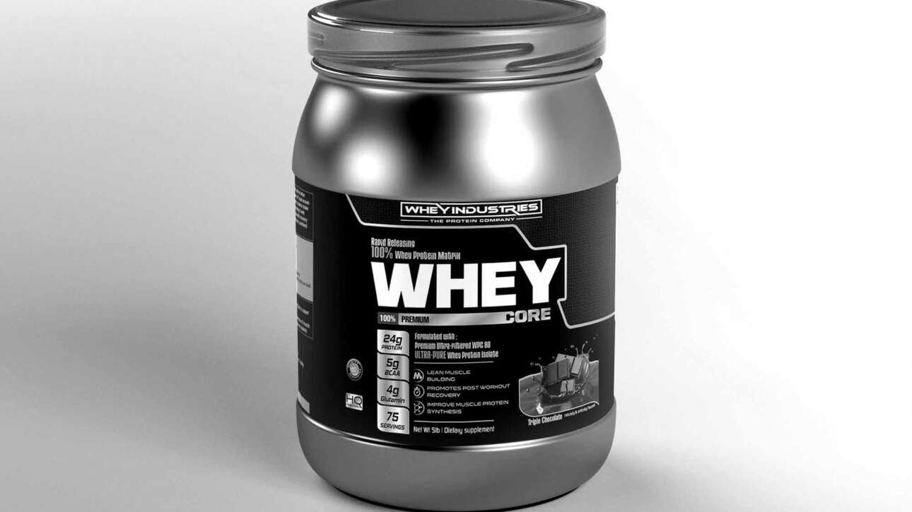 Whey Protein labels printing