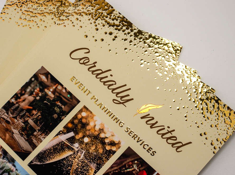 How does gold foil printing work