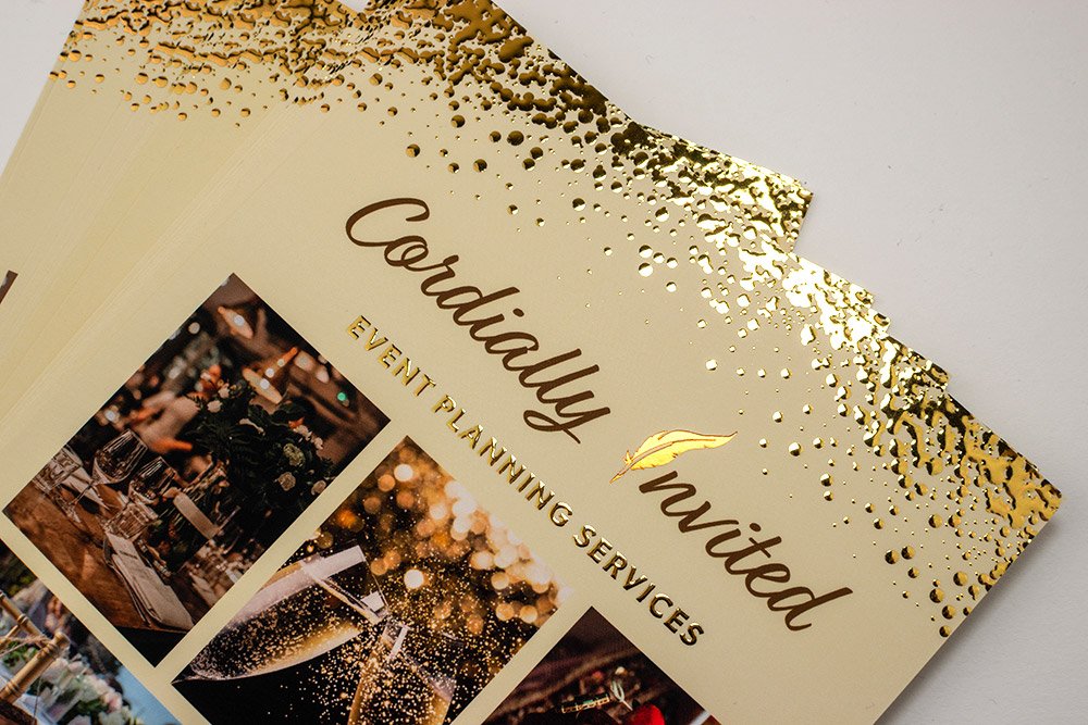 How does gold foil printing work